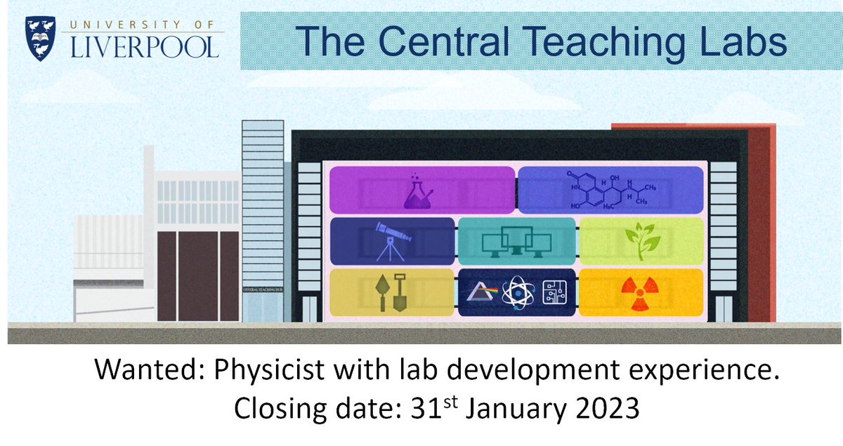 CTL Liverpool (@livunictl) on Twitter photo Our friend is off to pastures new,
But CTL know what to do!
An advert written quick and clear,
To find another broker peer.
Must love physics, labs and tea,
And get that “I” is really “we”.
CTL academic vacancy:
jobs.ac.uk/job/CWM436/lec…
<a href="/livuniphysics/">University of Liverpool Physics</a> Our friend is off to pastures new,
But CTL know what to do!
An advert written quick and clear,
To find another broker peer.
Must love physics, labs and tea,
And get that “I” is really “we”.
CTL academic vacancy:
jobs.ac.uk/job/CWM436/lec…
<a href="/livuniphysics/">University of Liverpool Physics</a>