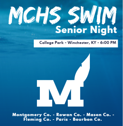 MoCoHSAthletics's tweet photo. Tonight is senior night for the MCHS Swim Team!  They will take on Fleming County, Rowan County, Bourbon County, Mason County, and Paris at college park in Winchester beginning at 6:00 PM.  Come out and cheer on the swim team and celebrate their senior Indians. https://t.co/Bs4VASKyah