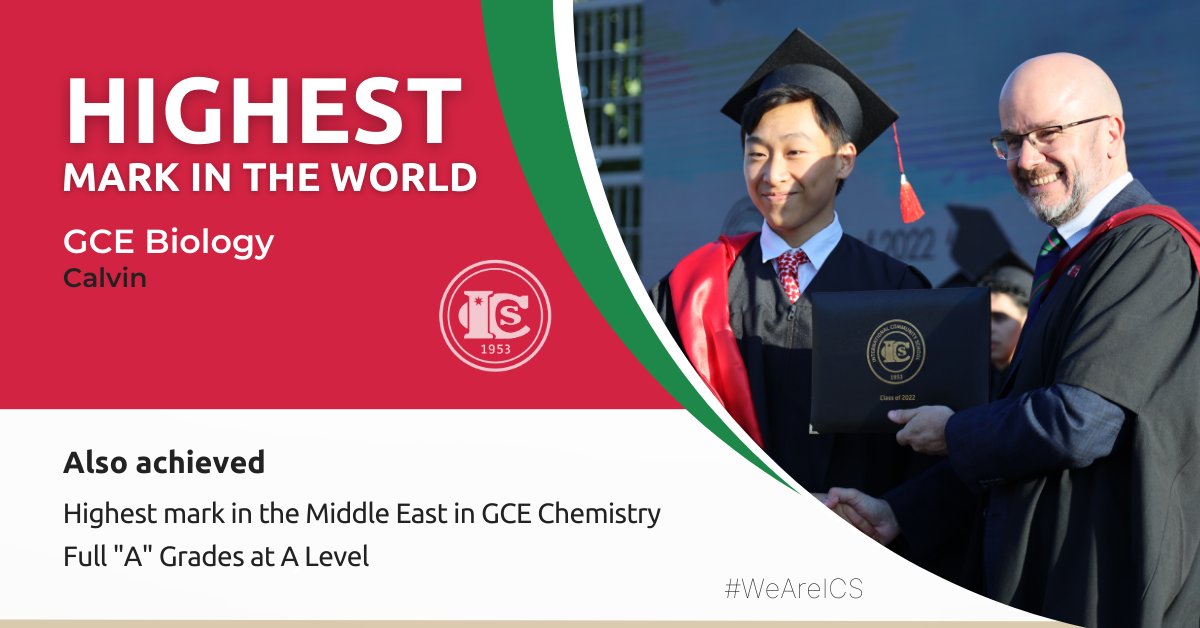 ICS_Amman's tweet photo. The IGCSE and A Level results have been collated and compared internationally and ICS students have exceeded criteria and set new standards worldwide. 
When students work hard supported by outstanding teachers &amp; a loving family great things happen. #WeAreICS #BAHICS #ScienceICS https://t.co/Y4iUDcq5MJ