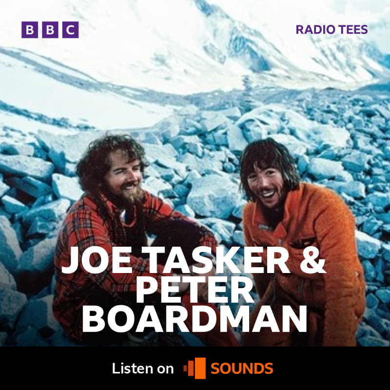 BBCTees's tweet photo. 🗻 It's 40 years since Joe Tasker &amp; Peter Boardman were last seen on Mount Everest.

🗣️ @GaryAPhilipson spoke to Joe's brother, Paul about the @BoardmanTasker award and his brother's mountaineering career: