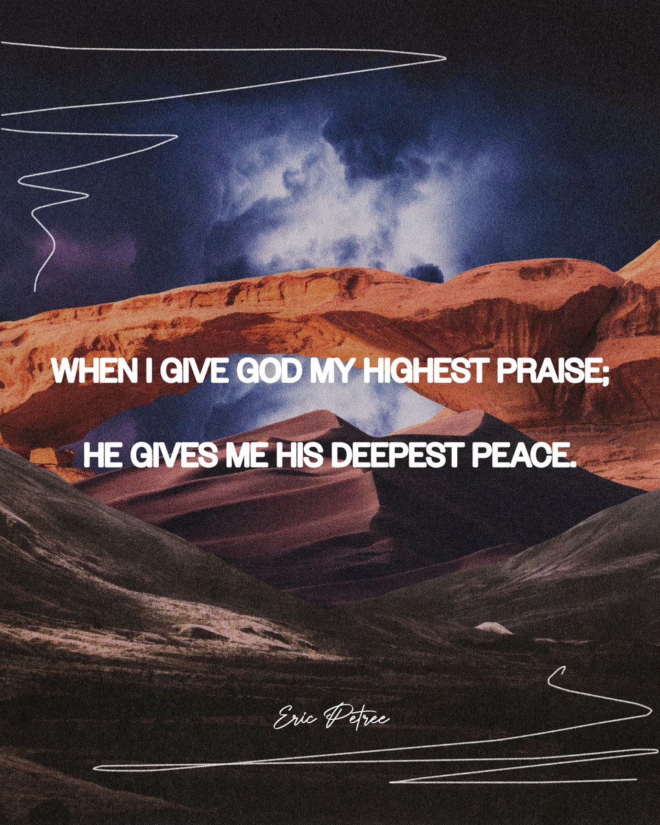 EricPetree's tweet photo. The world's peace depends on our circumstances. God's peace is available to us no matter what storm we're facing.
The good news... Peace isn't a something, It's a SOMEONE.
#highestpraise #deepestpeace #peaceileavewithyou #citygate https://t.co/BqHK86parC