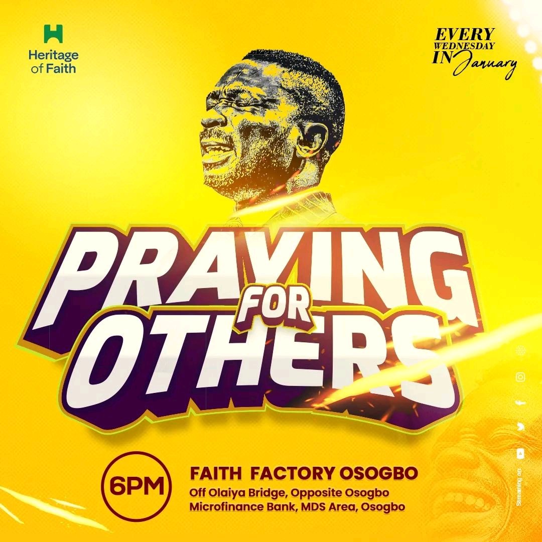 HoFChurchNG's tweet photo. Osogbo
Faith Factory
After Olaiya Bridge
Opposite Microfinance Bank
MDS Area
OSOGBO
Intercessory Prayer begins by 5pm
#HoFMidweekService #StrongerBelievers #HoFChurchNG https://t.co/zVAdPWoi62