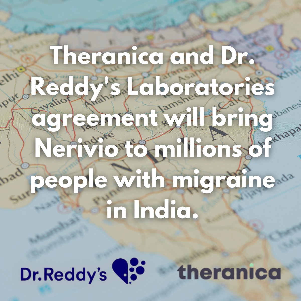Chronic pain is one of India’s primary hidden health concerns, with #migraine representing a major part of that. Through Theranica’s new partnership with Dr. Reddy’s Laboratories, we will work hand-in-hand to improve the quality of millions in India who are experiencing migraine.