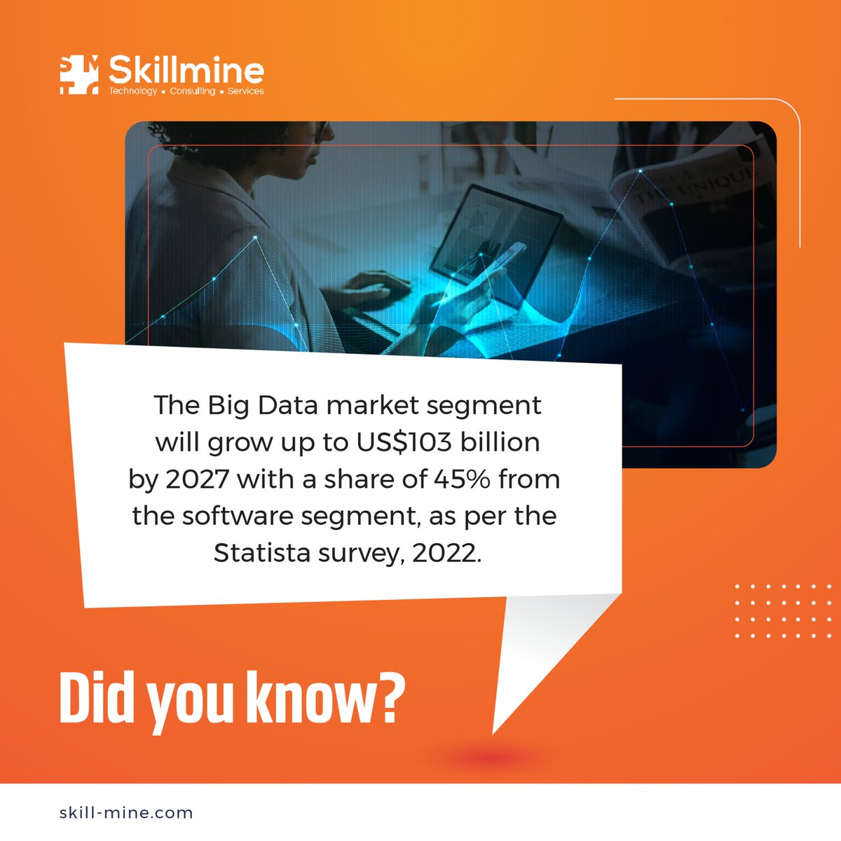 Skillminetech's tweet photo. Know how Skillmine’s Data Analytics and visualization tool #DATAV enables businesses to take better decisions:
#Bigdata #Skillmine https://t.co/RjOLXspalS