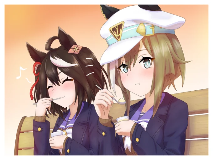 #サムネが横になったから横画面の絵貼ろう絵描きも見たらやるプリン好きグランちゃん、また描きたいね 