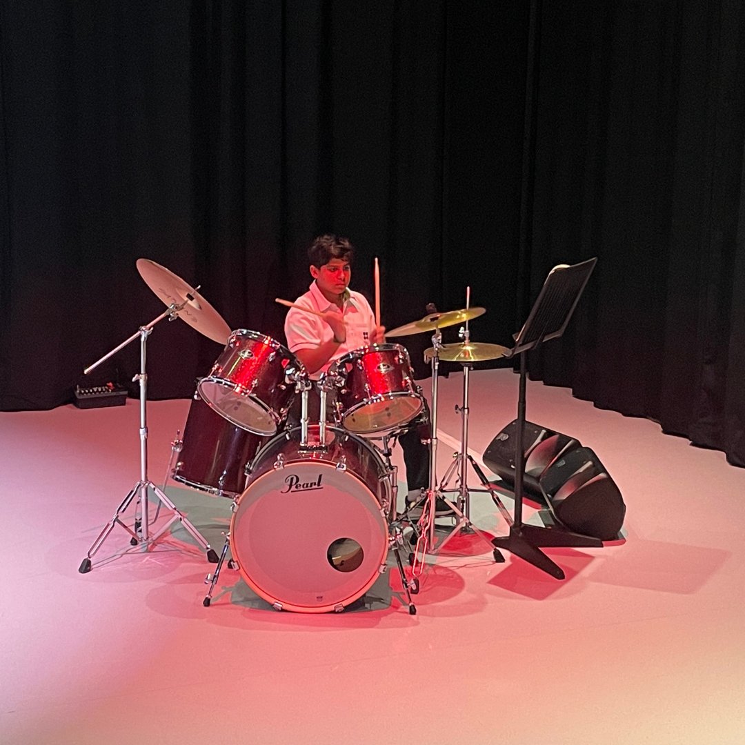 RISAbuDhabiKCC's tweet photo. Congrats to the winners of the Raha Music Festival's Drum Classes: Niila, Nayer and Agasthya! 🥁

#RahaMusic #BeyondRaha https://t.co/AWDjuiEeo9