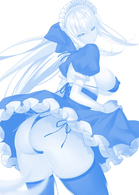 メイド❤️モルガン陛下 基本塗り～
#FGO 
