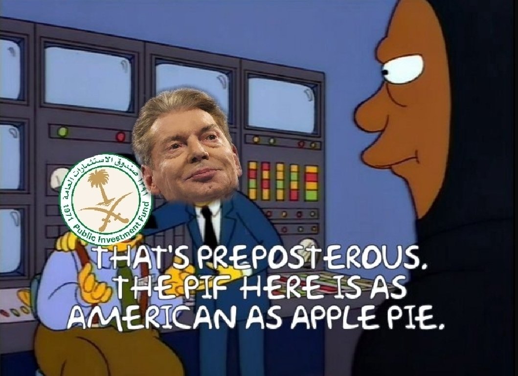 OnlyTartans's tweet photo. I rarely tweet these days, just use twitter to keep tabs on wrestling news etc.
With the rumoured news of who may end up owning WWE, it's interesting to see people's reactions to it.

Anyway, The Simpsons always has a scene you can use to sum up a situation.

#WWESold 
#WWE https://t.co/htBaTtCVFh