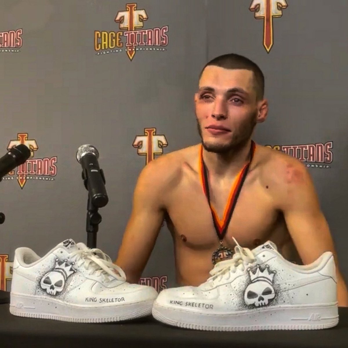 CageTitans's tweet photo. What’s next for The Champ Champ? | @Giannettimma 

Let us know in the replies ⬇️

[ #CT57 Replay @SpectationNet ] https://t.co/0ipThvsT1k