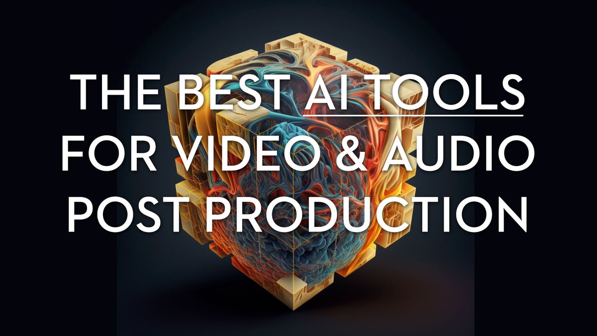 jonnyelwyn's tweet photo. NEW POST - The Best AI Tools for Video Editors

Handpicked tools for no-hype all substance results.

Inc @runwayml
@Blackmagic_News
@descript
@useblanc
@AiColourlab
@AlteredAi
@topazlabs
@AdobeVideo
@vidyoai
@Editingtoolsio
@Limecraft
@TimeBolt1
+ More

https://t.co/GJNgvtS114 https://t.co/SmPn13QYjH