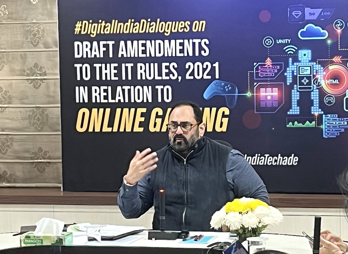 _DigitalIndia's tweet image. .@GoI_MeitY today held a consultation with children, parents, teachers, gamers, and safety and trust organizations on the proposed amendments to the #ITRules2021 in relation to #OnlineGaming. #DigitalIndia @Rajeev_GoI #DigitalIndiaDialogues