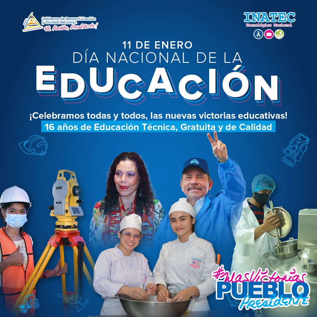 Día de la Educación #Nicaragua <a href="/FlSnoopipe/">Felipe Lopez</a> <a href="/CarlosFT_FSLN/">Carlos Fonseca Terán</a> <a href="/plomoparejo/">PLOMO PAREJO - OFICIAL</a>
