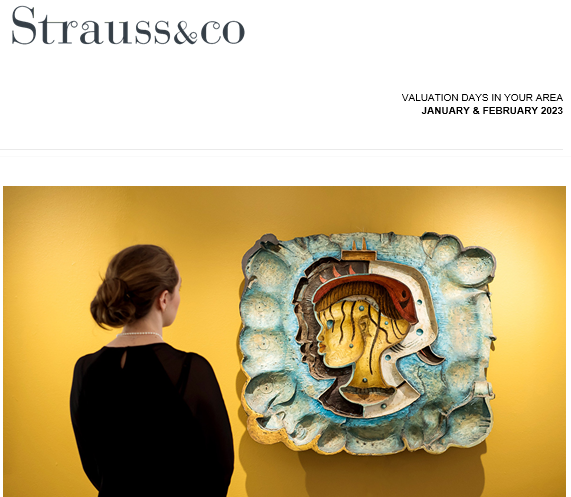 HermanusFynArts's tweet photo. @strauss_and_co is currently accepting consignments of Modern and Contemporary Art for their forthcoming March Marquee Live Virtual Auction. 
Valuation Day Dates are: 
*12 Jan - Cape Town, 23 Jan - Franschhoek, 25 Jan - Paarl, 31 Jan - @valdevieestate and 2 Feb - Hermanus. https://t.co/yXkbzaZdHE