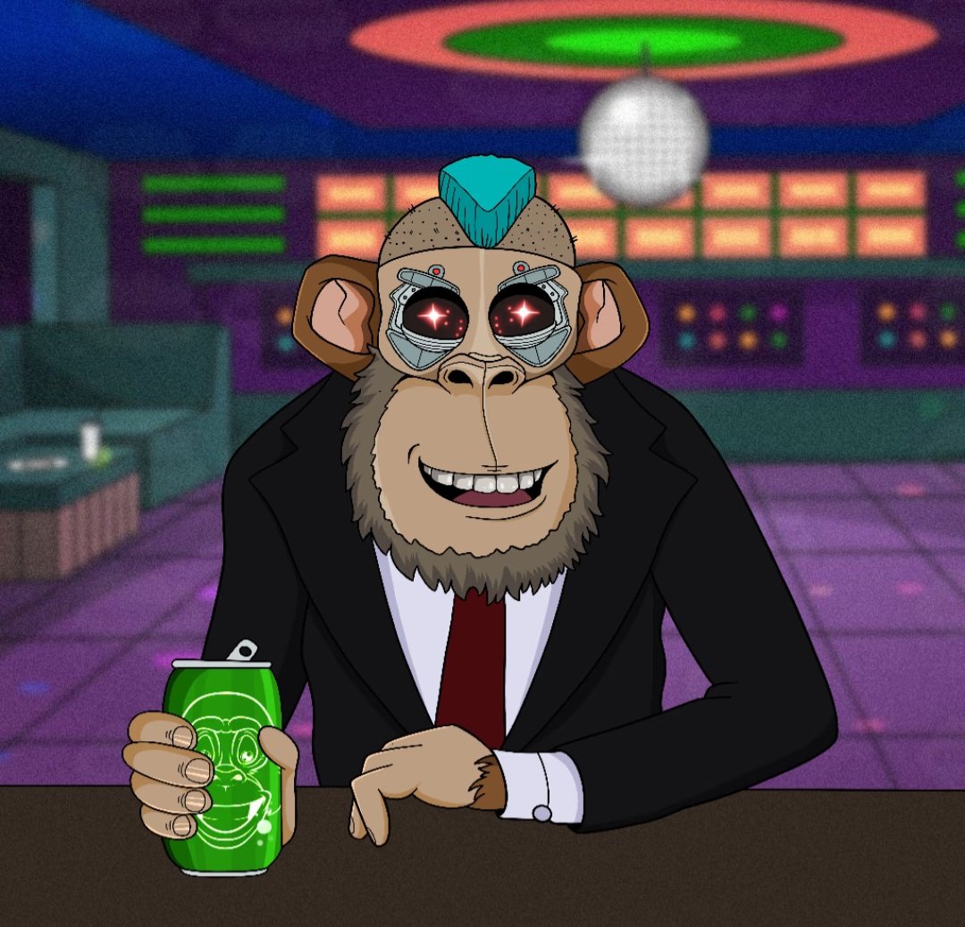 Just MINTED me this sweet v2 <a href="/DrunkenMonkeySo/">DrunkenMonkeySociety.eth</a> get in now while the prices are low opensea.io/Garratizer5610

Head over to drunkenmonkeysociety.io/mint/ MINT your own today at .003 ETH!!! 

*Waiting for free stuff won't make you money. Get involved in real projects!

#NFTProject