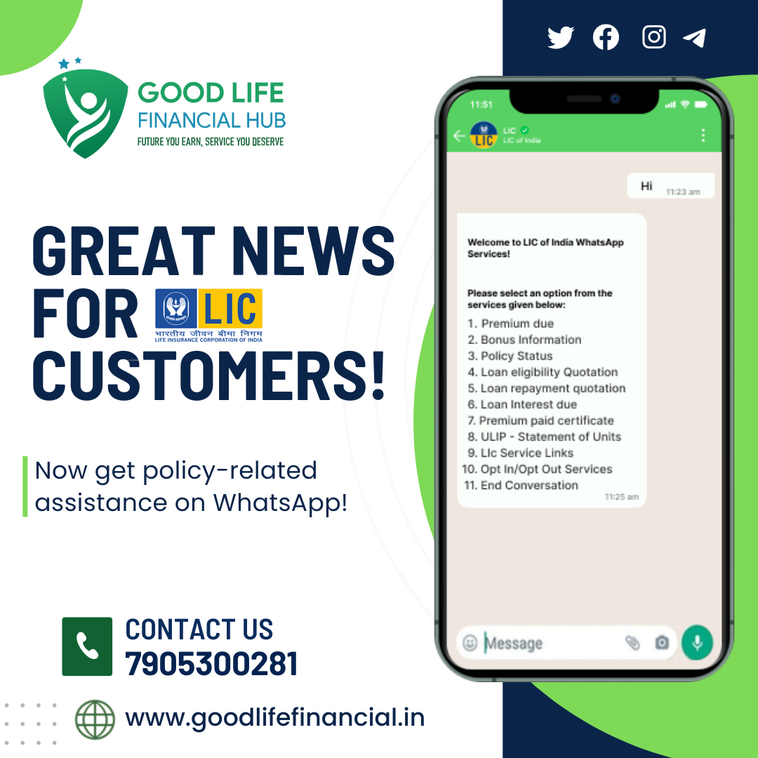 GOODLIFEFINANC1's tweet image. Cheers🥳🥳🥳🥳🥳🥳
LIC Over Whatsapp...
#LICupdates