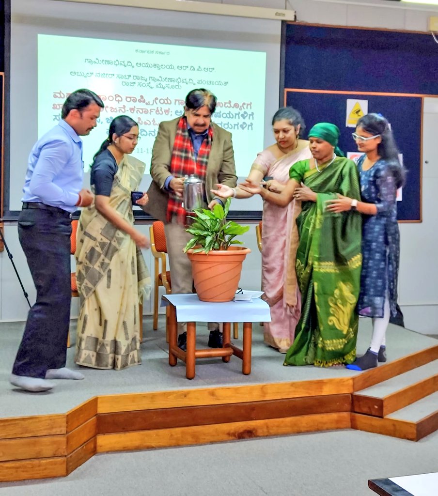 VBGRAMGKAR's tweet photo. ACS to Govt @lkatheeq inaugurated the training workshop organised regarding the finance management in #MGNREGS for CAOs and Accounts Managers /AOs at @anssirdpr today. 
RD Commissioner @Shilpa_Nag , @anssirdpr Director Lakshmi Priya and others were present. https://t.co/KGWHyxTvbI