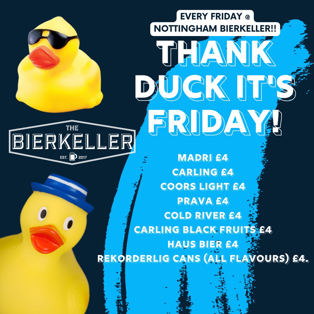 The Bierkeller Nottingham tweet media