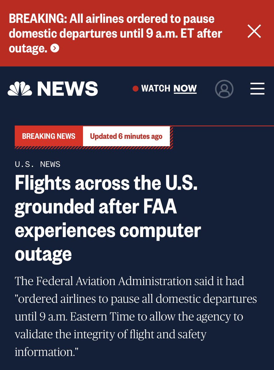 doubletree108's tweet image. So even the US experience massive flight disruptions too