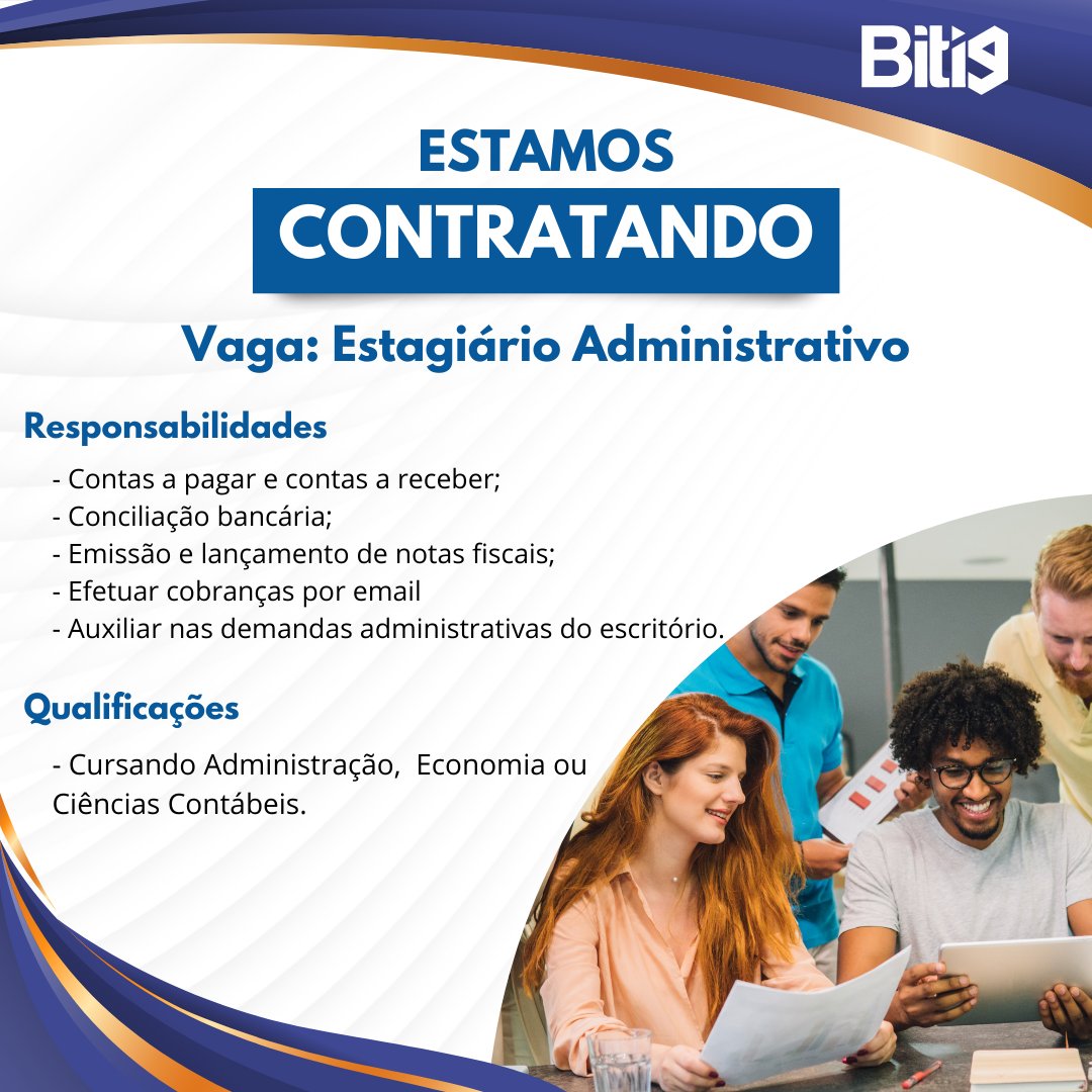 BusinessITi9's tweet photo. 📢 VAGAS ABERTAS 📢

Venha fazer parte do nosso time.

Para se inscrever, acesse: https://t.co/Tx1uTXz2k2

#vagasabertas #vagas #trabalho #time #gobitters #tecnologia #automação #rpa #adote1robo #biti9 https://t.co/ek7NqG2dd4