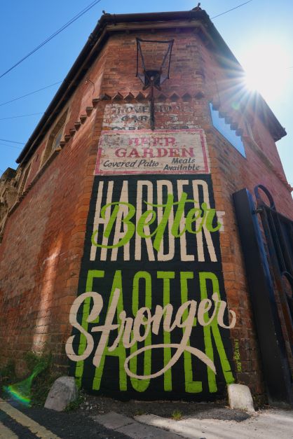 The artist and the art..

Last year at <a href="/WestonWallz/">WestonWallz</a> we saw some incredible murals being made but who did them?

<a href="/emilyjoyrich/">Emily Joy Rich</a> is an artist based in Bristol, with a keen interest in typography and letterforms. Her work combines calligraphy and illustration with uplifting messages.