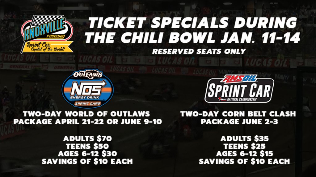 Knoxville Raceway on Twitter "Stop by and see us today the Chili Bowl