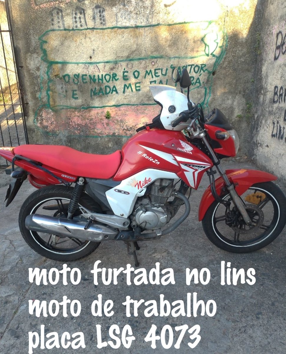 Renancrf_10's tweet photo. rapaziada, roubaram minha moto parada, meu ganha pão, moto de trabalho, geral que me conhece sabe, moro de aluguel e sem a eu fico sem trabalhar, sem pagar minhas contas, me ajudem compartilhando ai por favor🙌🏽🙌🏽😔😔😔 https://t.co/VKdcKTtgBM