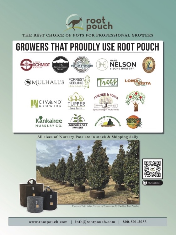 RootPouch's tweet image. With the beginning of the new year, we wanted to take a moment to thank all the wonderful growers in the US proudly using Root Pouch to grow the best plant material. 

We're going to MANTS! Come say hello at Booth 307! 

#nursery #landscape #trees