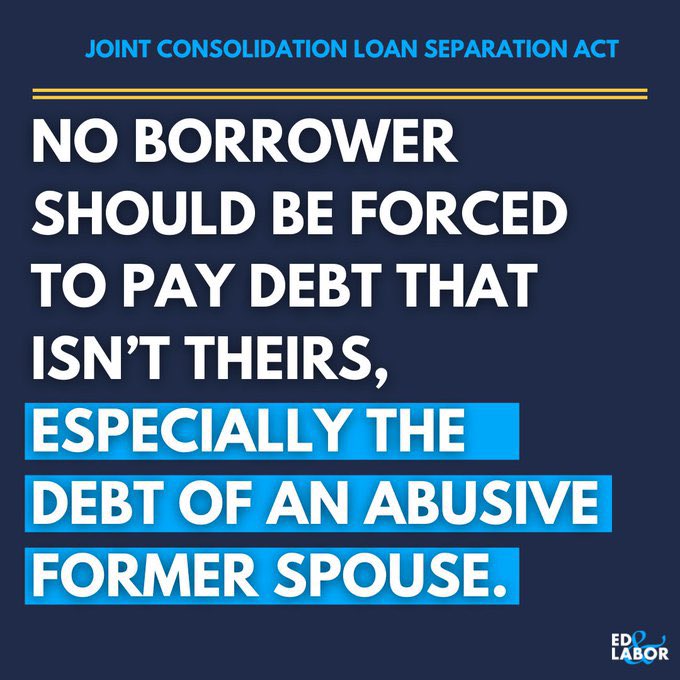AFord525's tweet photo. @HawleyMO &amp; @Eric_Schmitt please investigate @usedgov and their refusal to implement or even acknowledge public law 117-200 (S1098). The Joint Consolidation Loan Separation Act passed the Senate unanimously in June &amp; was signed into law by @POTUS on Oct 11th. Thanks! @SC_DoUsPart https://t.co/RCvzkFUvqv