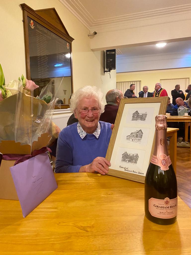 Betty's worked at Nantwich Police Station since joining the Constabulary 55 years ago - and as of last week has finally put down her duster and taken well-earned retirement!

We we able to give her a surprise party as a special send off - read more here; orlo.uk/Dk9Gd