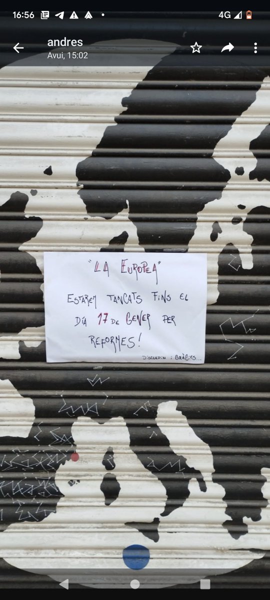 Tancats fins dimarts que ve. Tingueu una excel·lent setmana. I en 6 dies... #Sants torne'm-hi!
