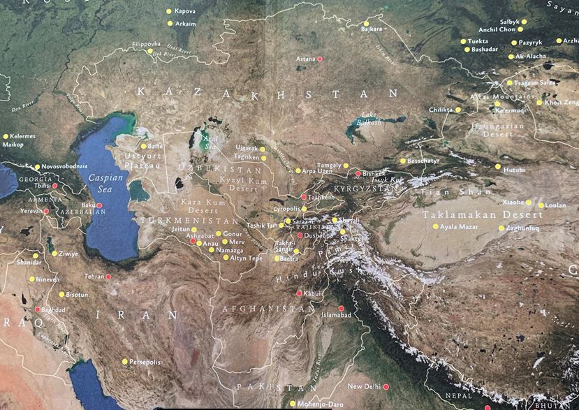 iphunizar's tweet photo. Uzbekistán y el valle medio del Ebro están más conectados de lo que parece gracias al proyecto '#Arqueología de los centros de producción cerámica y de consumo en #AsiaCentral. Una aproximación desde la Teledetección', que dirige nuestra investigadora Paula Uribe. Abrimos🧵⬇️ https://t.co/n47WBAQbP2