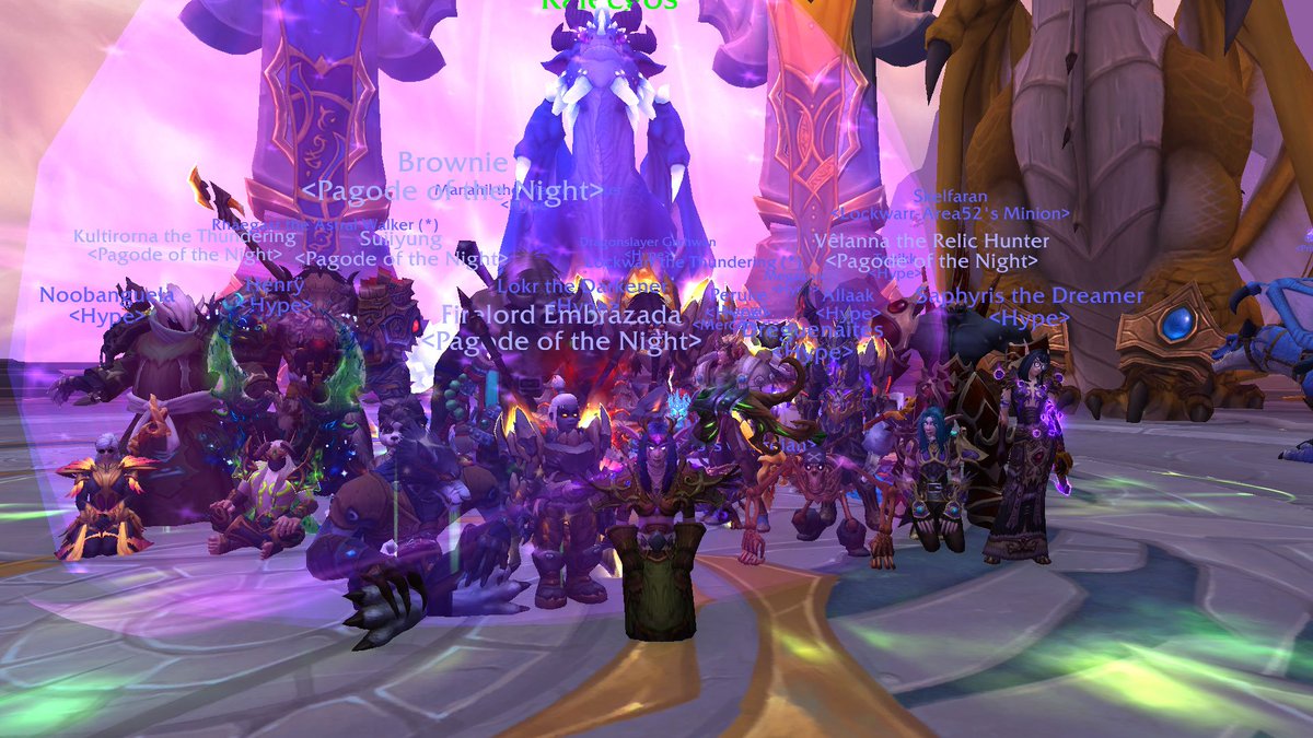 canalHyperion's tweet photo. A try mais descompromissada, foi a que concluiu a nossa progressão em Vault of the Incarnates. 

Raidar com amigos. Gostoso demais! 😘 https://t.co/qxaYWIzoZr