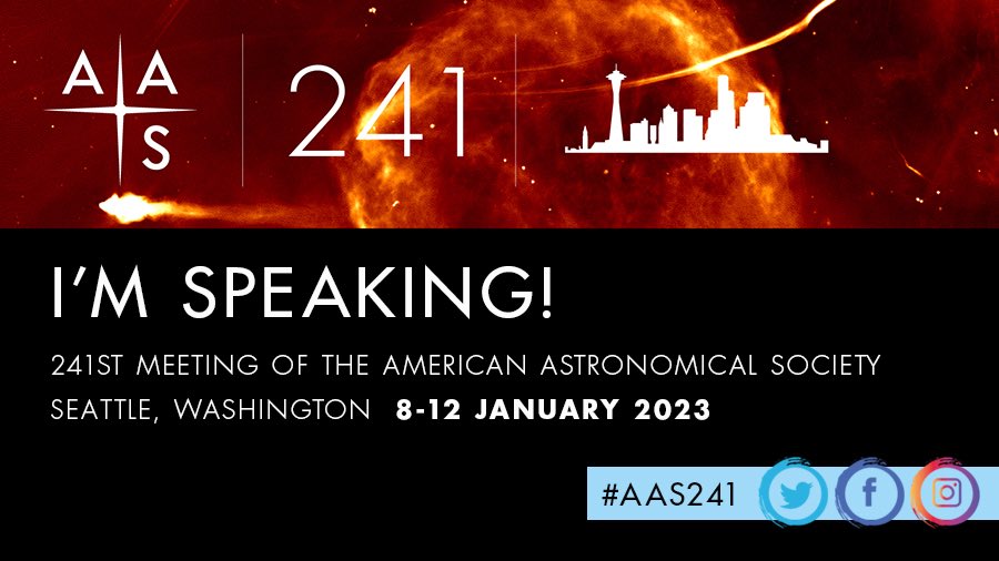 I'm giving a dissertation talk today at #AAS241! Come by room 614 at 10am to hear my and my collaborators journey trying to identify a peculiar population of stars in the Magellanic Clouds. We were looking for one stellar class and found another! Sometimes science surprises you!
