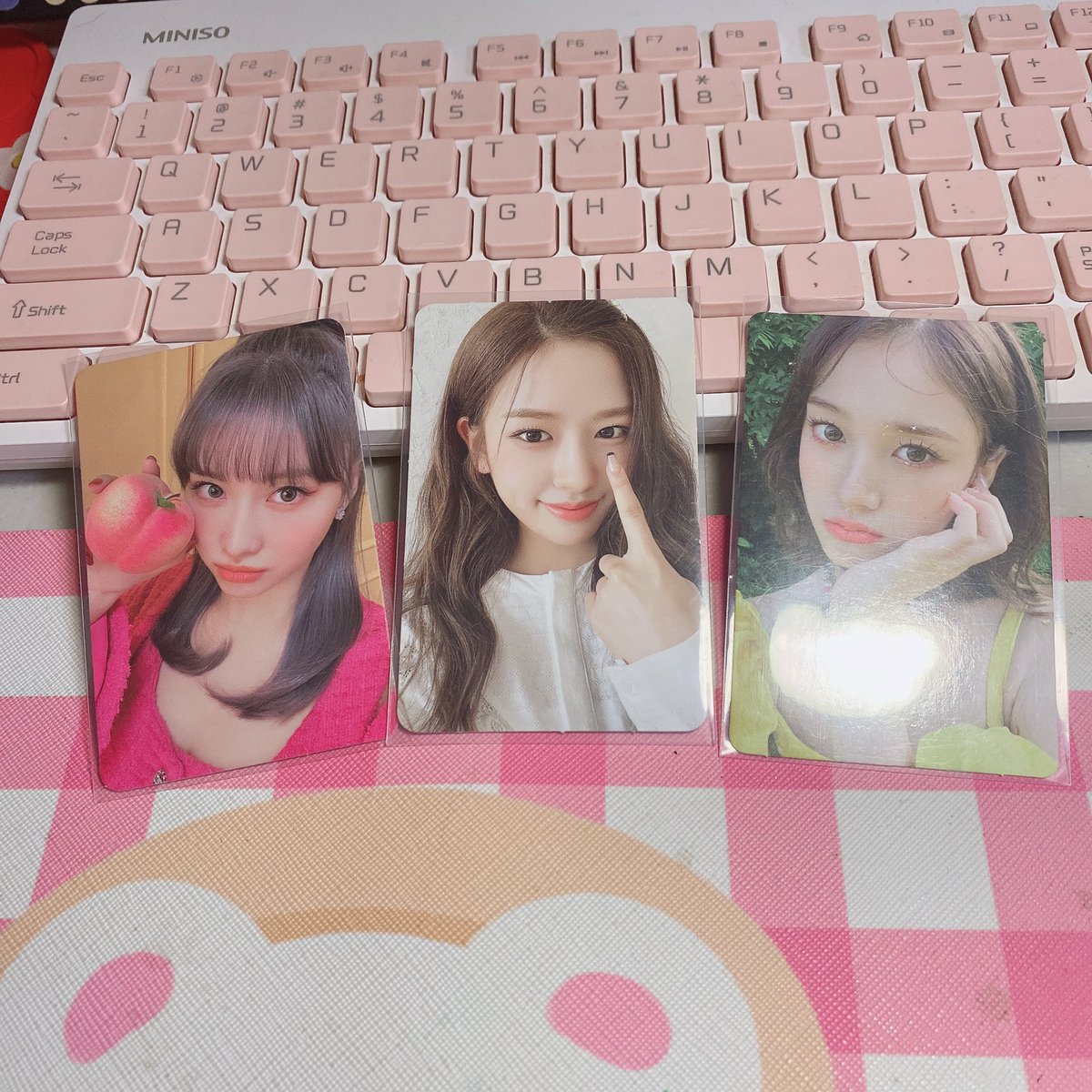 ♡̸ 𓂋 wts lfb ph ｡ #haniecart 무게 ₊⁎⁺ 🎀
〔 🍮⋆ᱸ〕〜 yujin aros momo peach set ♡⸝⸝

𓂃    prices on alt 🍥
𓂃    check thread for more details .ᐟ
𓂃    payo 3O mins 🍮 3 days dop ★

🪴 ⋆ᱸ — reply or dm to claim ! 🌷