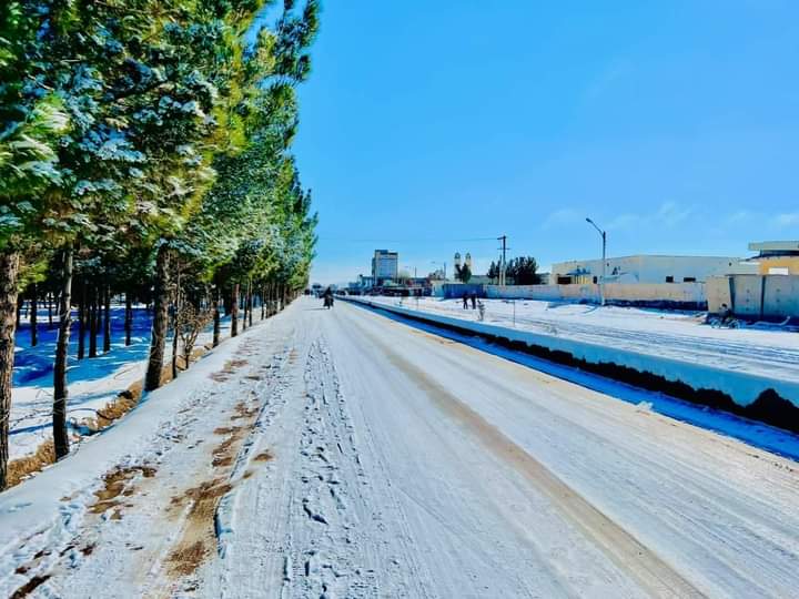 نماه برفی زیبا از منطقه اسلام قلعه-هرات