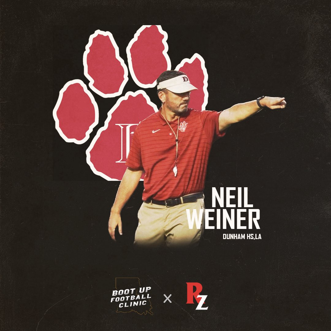 Coach <a href="/NeilWeiner/">Neil Weiner</a> will giving us more insight to <a href="/CoachJacksonTPW/">Randy Jackson</a>’s <a href="/fastnwide/">FASTNWIDE</a> offense and what he has done differently to make it work with his kids. Gonna be a good one! Register at: bootupfootballclinic.com