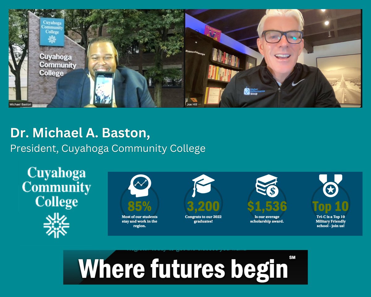 drjosephhill's tweet photo. Voted the best 😃 smile in all of academia. 

No introduction is needed. Michael A. Baston, J.D., Ed.D. serves as the president of Cuyahoga Community College, the oldest and largest community college in the state of Ohio.

#education #edleadership #edleader #highered https://t.co/dTqU3ultUu