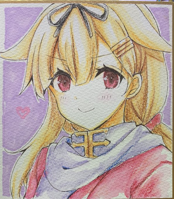 今回5000円以上ブーストしてくださった方がお二人もいらっしゃったので新刊セットの豆色紙をミニ色紙&amp;カラーにアップグレードさせて頂きました〜( ;∀;)✨ありがたや…✨ 