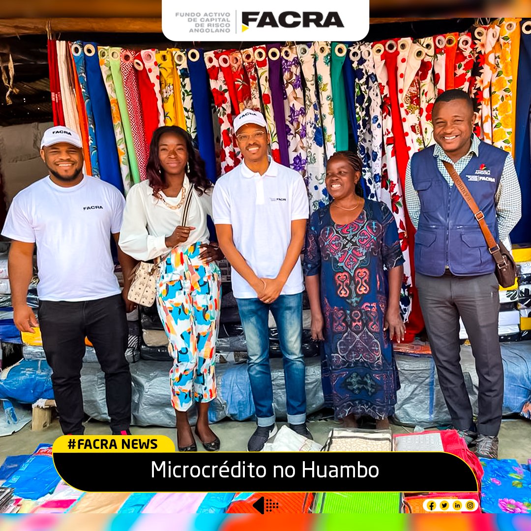 facraangola's tweet photo. MICROCRÉDITO NO HUAMBO

Na sequência das visitas de constatação efectuadas pela equipa do FACRA, encabeçada por Mário Mangueira, Membro da Comissão de Reestruturação e José Paulo - Responsável do Departamento de Gestão de Projectos.

#facranews https://t.co/XDgCCyFhVE