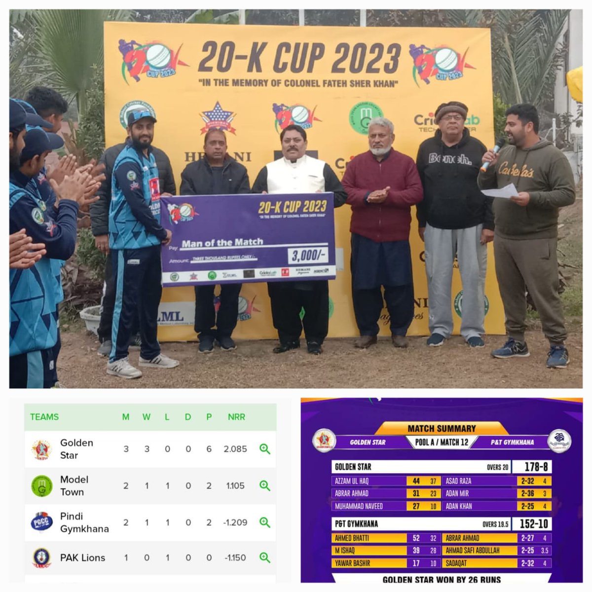 GOLDEN STAR CRICKET Club & ACEDMY tweet media