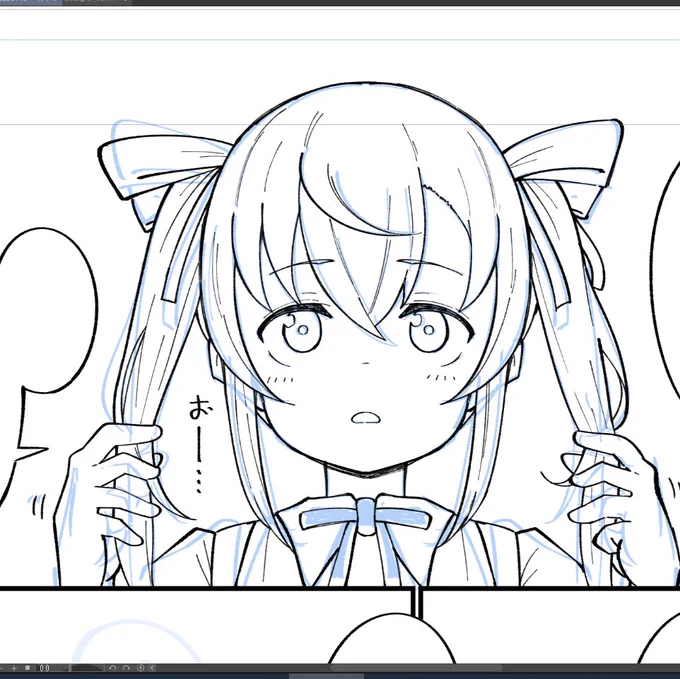 ツインテールさわさわ😌 