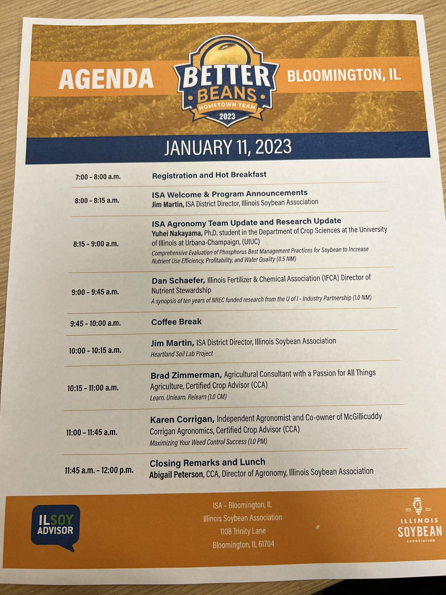 AgScienceGuy's tweet image. Excited about the #BetterBeans event by @ILSoybean @ILSoyAdvisor this morning. @DschaeferDaniel @IllinoisNrec
