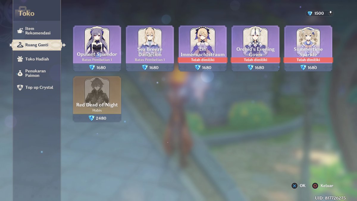 SimPIDy's tweet image. Buat skin ayaka atau buat gacha aja ya? Dilema.