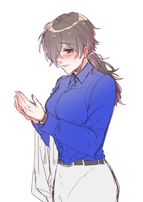 好きな人からプレゼント貰って嬉しそうなりょーまお姉ちゃん 