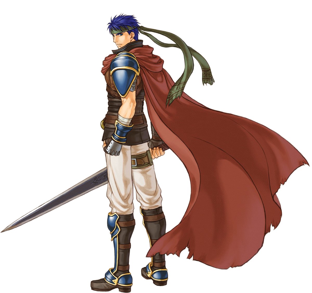 ike (fire emblem) 1boy weapon male focus solo sword cape blue hair  illustration images