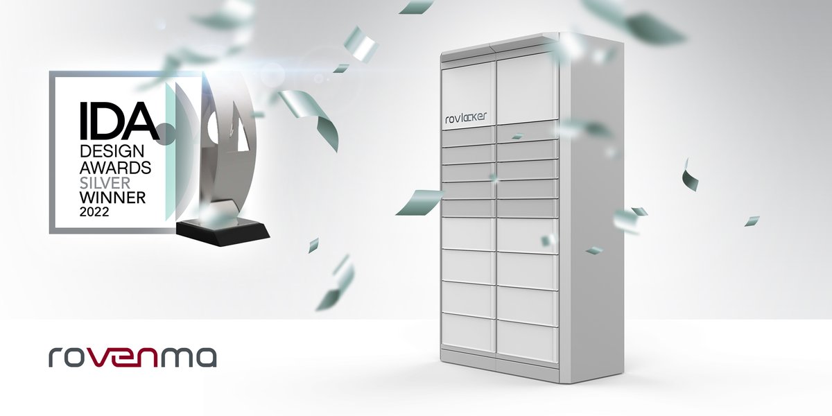 rovenma's tweet photo. Just like #Rovlocker, battery-powered Rovlocker Pine has been awarded by International Design Awards (IDA) 🥈
We added a new one into our #award collection 😉
"Parcel Locker aesthetics and functional #design” has always been one of our priorities as we stated in our mission. https://t.co/ZfmnLzYvgk