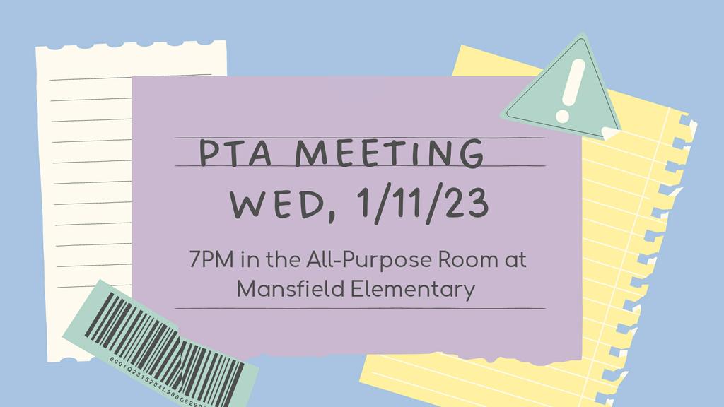 PTA Meeting, tonight, 7pm <a href="/agiordano72/">Dr. Anthony Giordano</a>