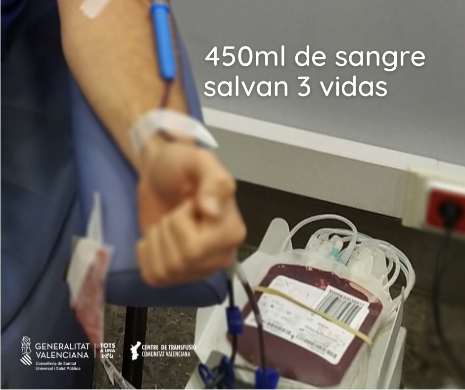 #DonarSangre no afecta el rendimiento de la persona. 👉Tras la donación es muy importante ingerir líquidos (agua, infusiones, zumos...) para compensar la pérdida de volumen extraído. 

#Infodonacion