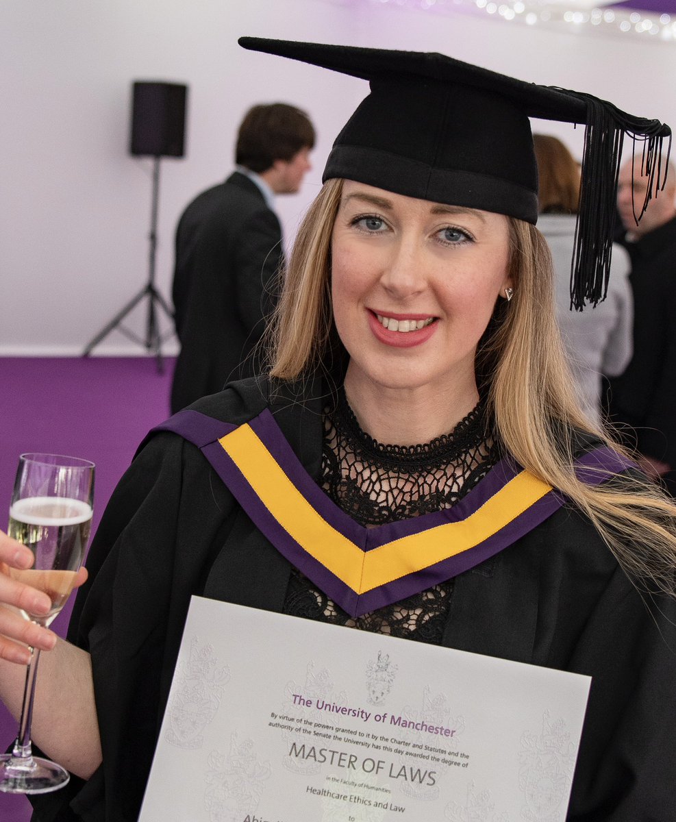APearson_RD's tweet photo. And that’s a wrap! After 2 years of working full time in the NHS during a pandemic, I completed a Masters in Law @OfficialUoM. Thank you  @BioethicsUoM for your support and engaging course on the ethics of healthcare - what to do next?! #whatdietitiansdo #dietitian #dietetics https://t.co/Boe7UTXvdv