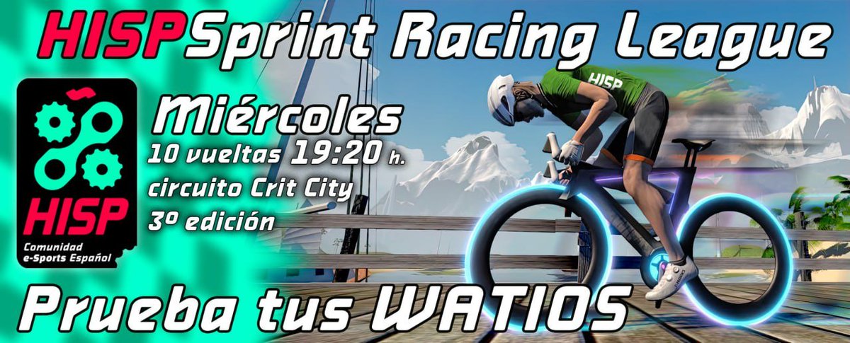 HISP_CLUB's tweet photo. Hoy nos metemos con la 4º etapa de nuestra liga de los miércoles. Aquí quien no revienta es porque no quiere 😂
HISP Sprint Racing League
Miércoles 11 de Enero
10:30h https://t.co/nGc71mC4MW
19:20h https://t.co/N0bQ4TI5Yj
Descripción: DOWNTOWN DOLPHIN (Etapa 4) https://t.co/LDP2ilakqg